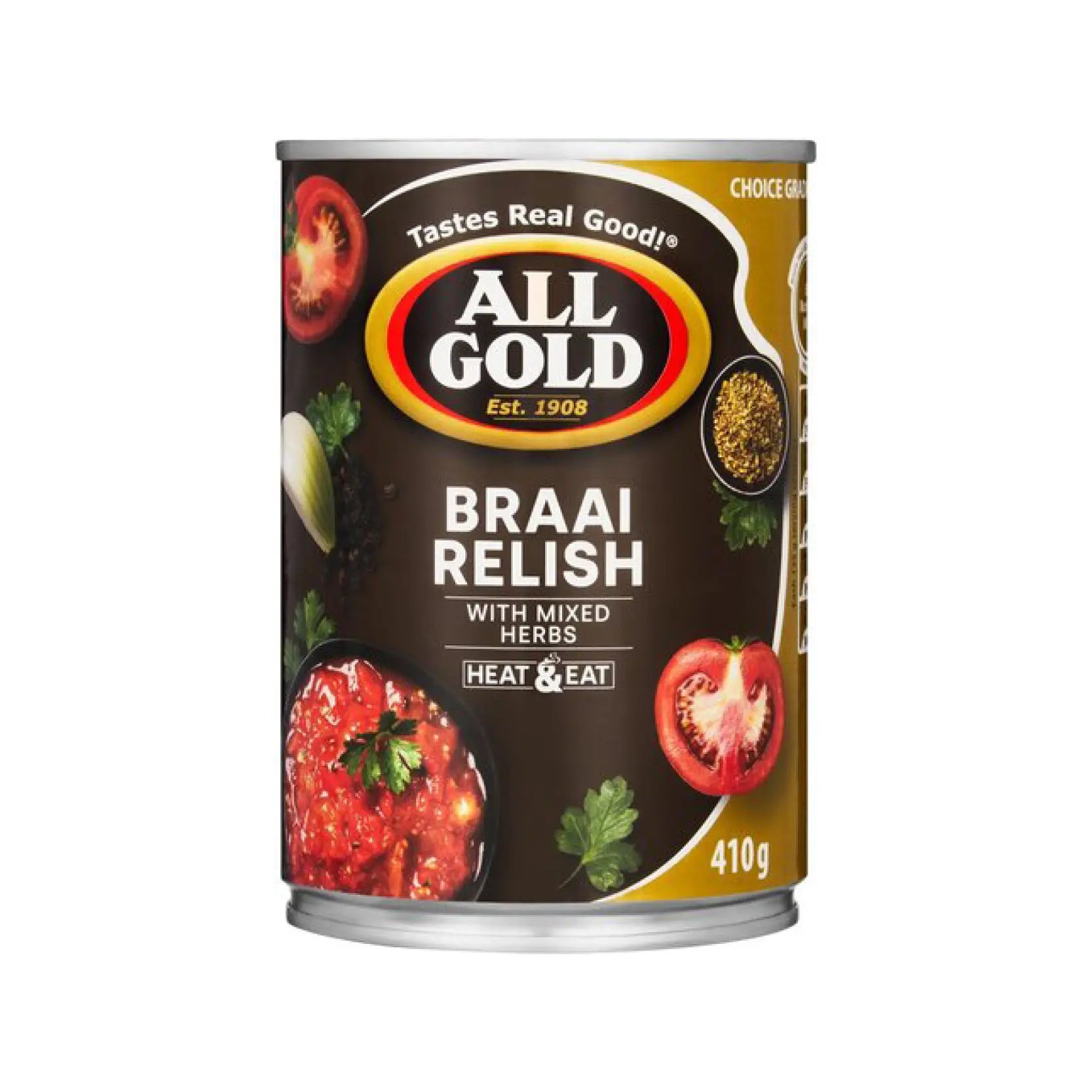 All Gold Braai Relish with Mixed Herbs 410g