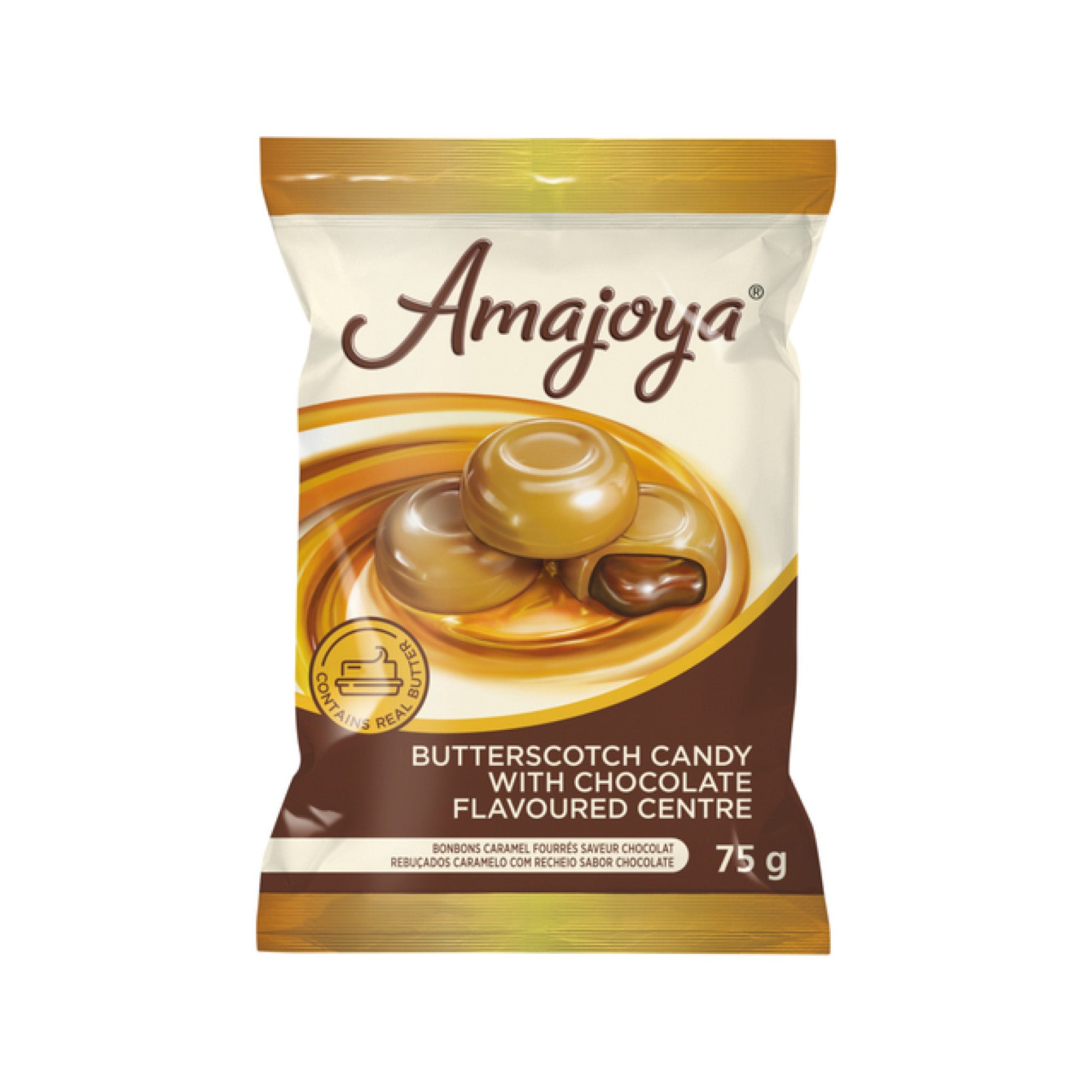 Amajoya Butterscotch with Chocolate 75g