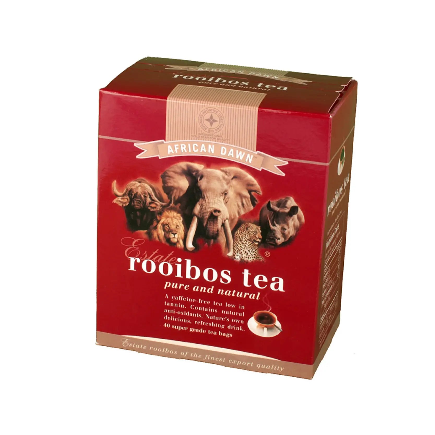 African Dawn Natural Rooibos Tea 40's