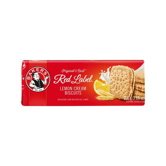 Bakers Red Label Lemon Creams 200g