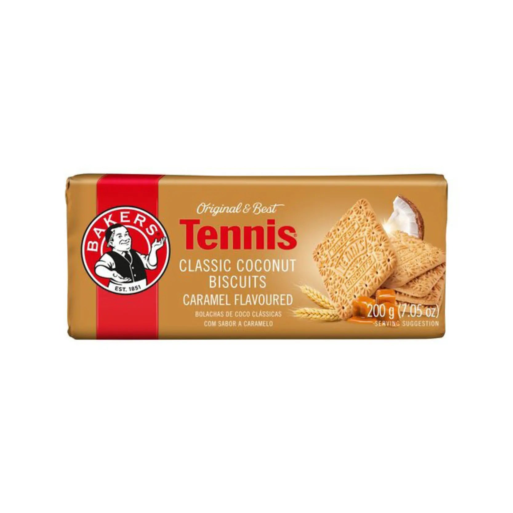 Bakers Tennis Caramel Biscuits 200g