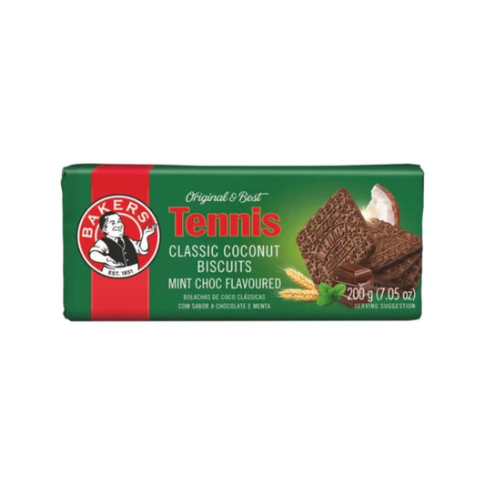 Bakers Tennis Choc Mint Biscuits 200g