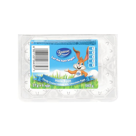 Beacon Chocolate Hens Eggs 6 Pack 162g