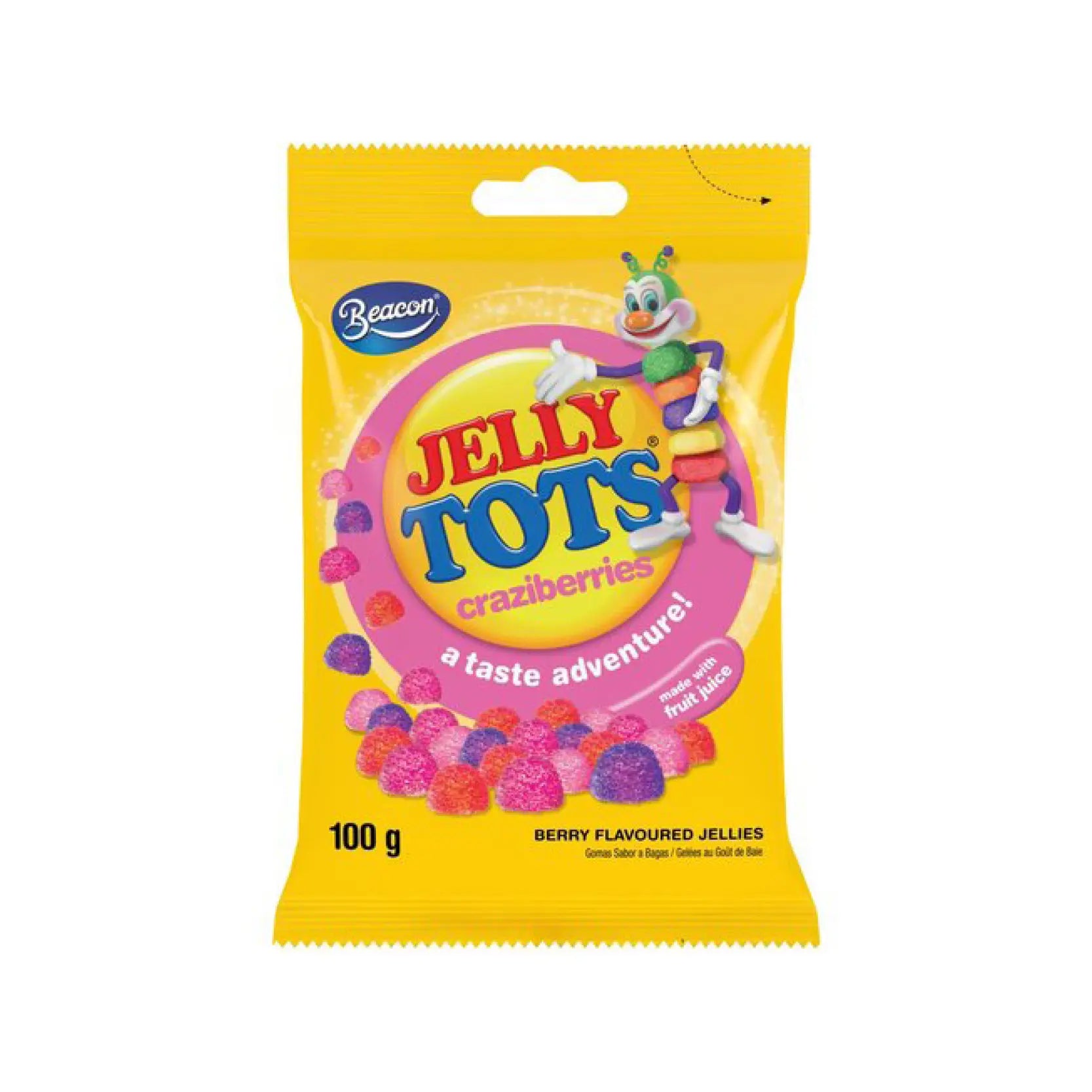 Beacon Craziberries Jelly Tots 100g