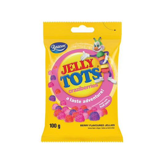 Beacon Craziberries Jelly Tots 100g