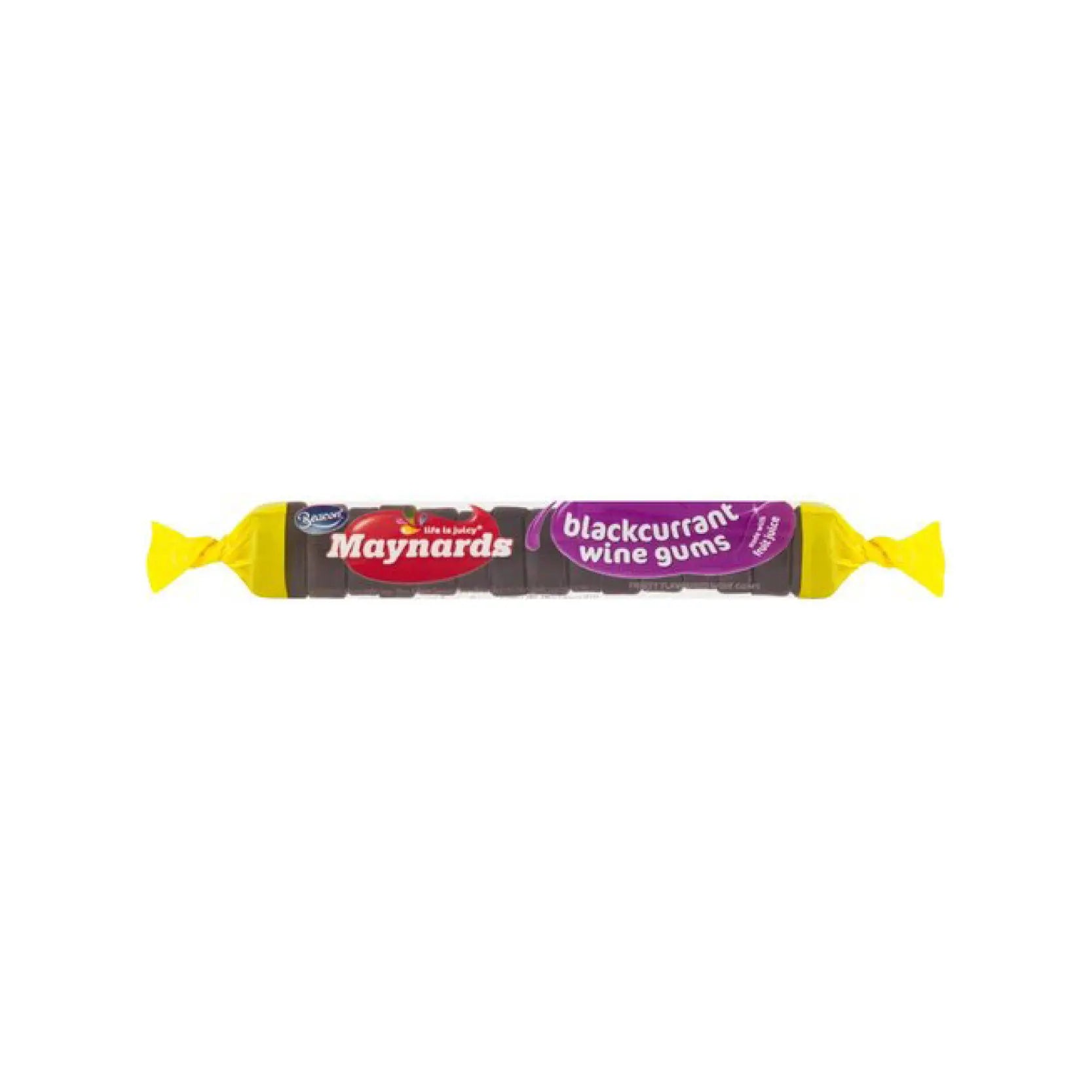 Beacon Maynards Blackcurrant Wine Gums Roll 39g
