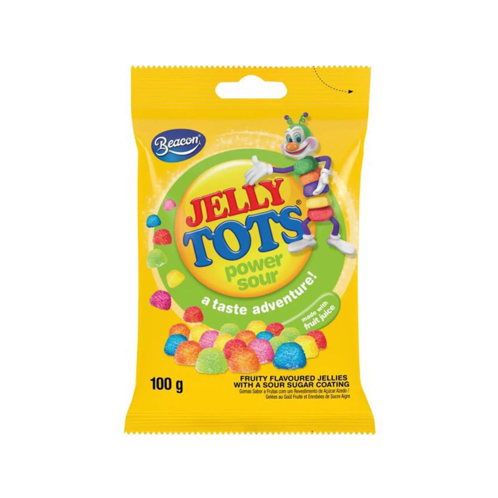 Beacon Sour Power Jelly Tots 100g