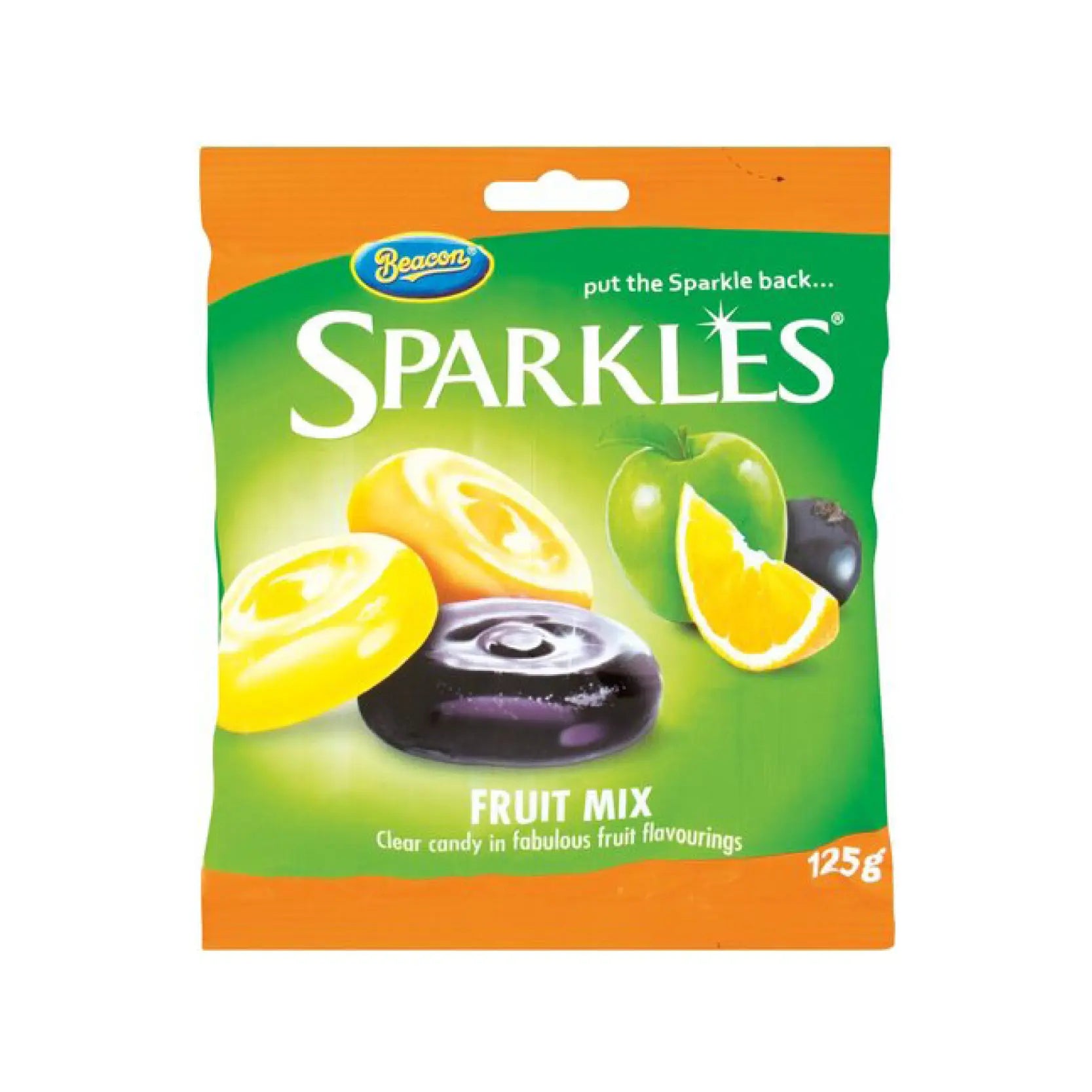 Beacon Sparkles Fruity Mixed Fruit 125g