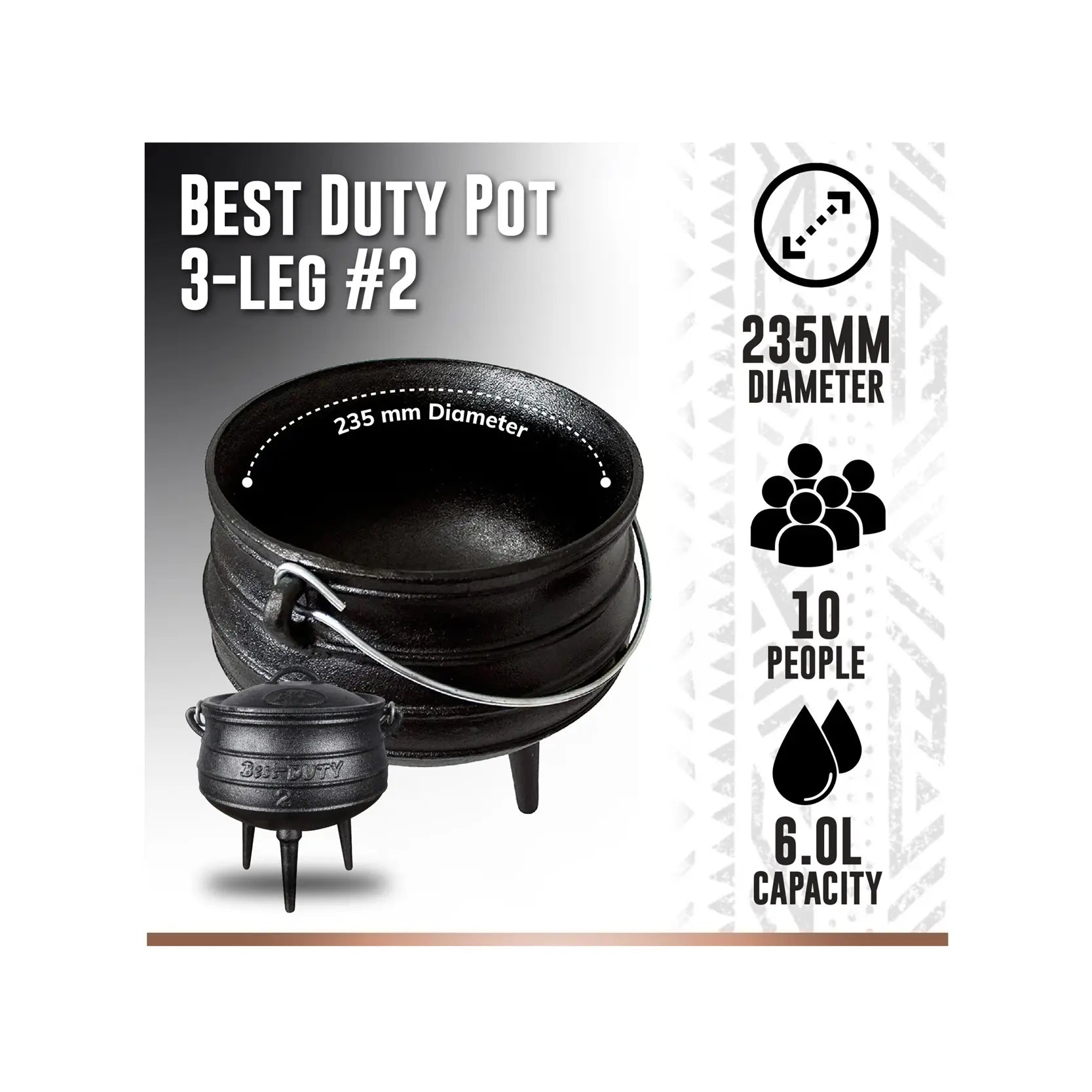 Best Duty - Potjie No.2 - 3 Legged
