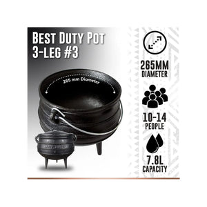 Best Duty - Potjie No.3 - 3 Legged