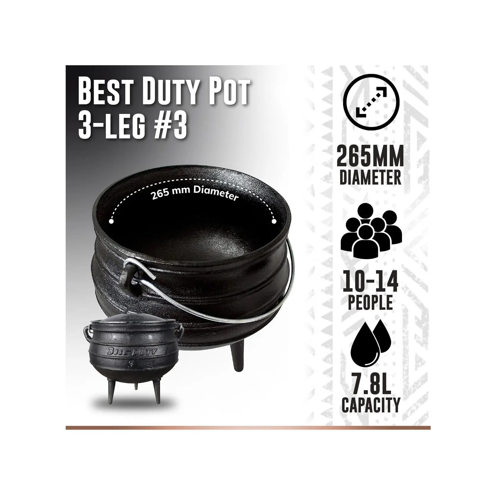 Best Duty - Potjie No.3 - 3 Legged