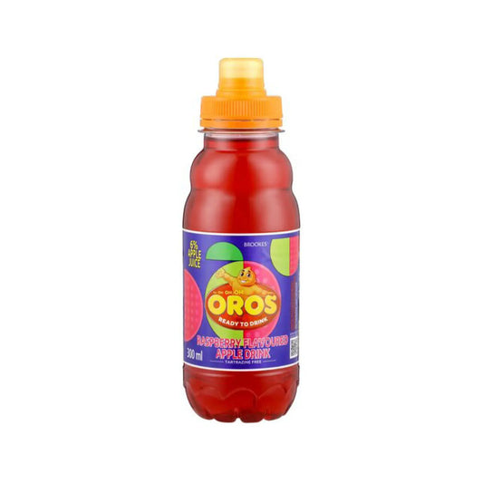 Brookes Oros Raspberry Flavoured Apple Drink 300ml