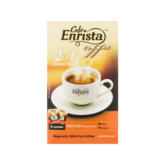 Café Enrista 2-In-1 Sugar Free Instant Coffee 10 x 12g