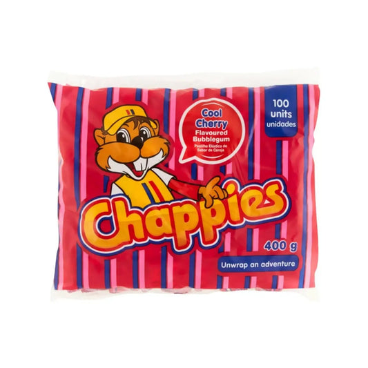 Chappies Cool Cherry Flavoured Bubblegum 100 Pack