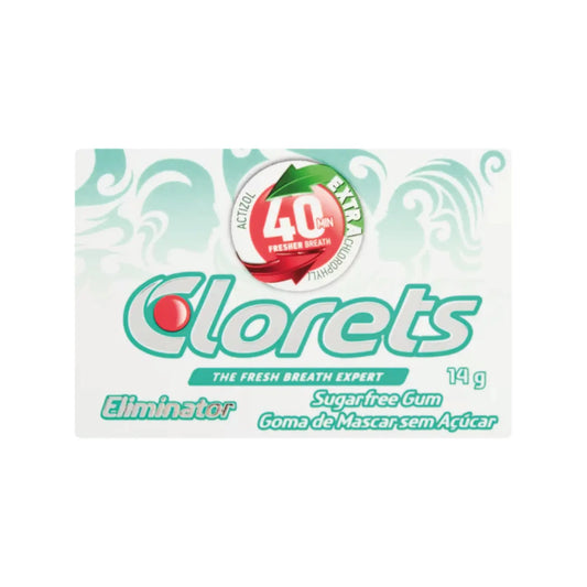 Clorets Eliminator Sugar Free Gum 14g