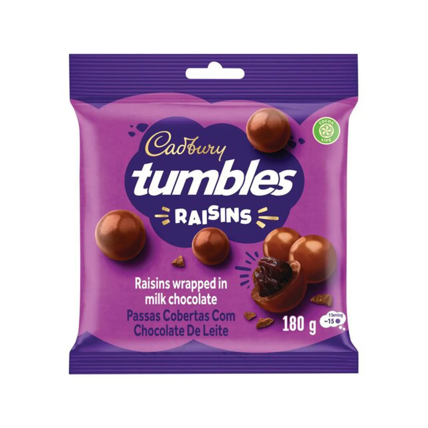 Cadbury Tumbles Raisins 180g