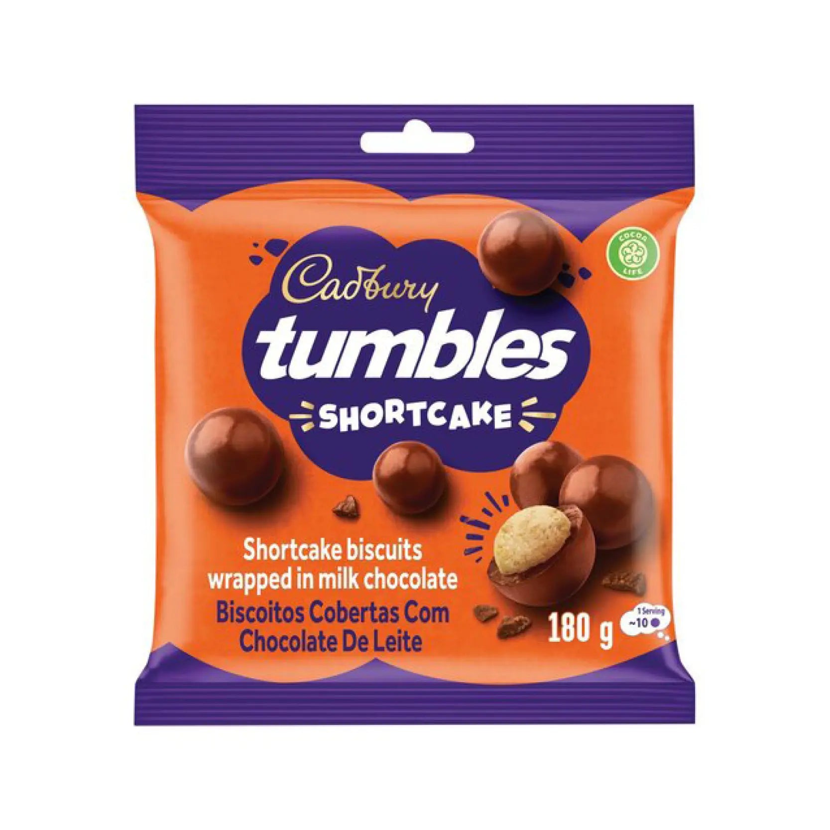 Cadbury Tumbles Shortcake 180g