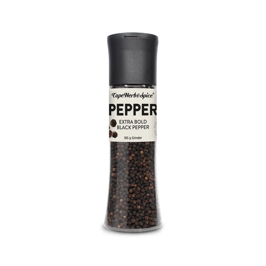 Cape Herb & Spice - Large Grinder Black Peppercorns 185g