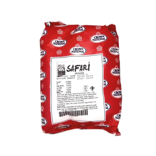 Crown National Safari Drywors Seasoning 1kg