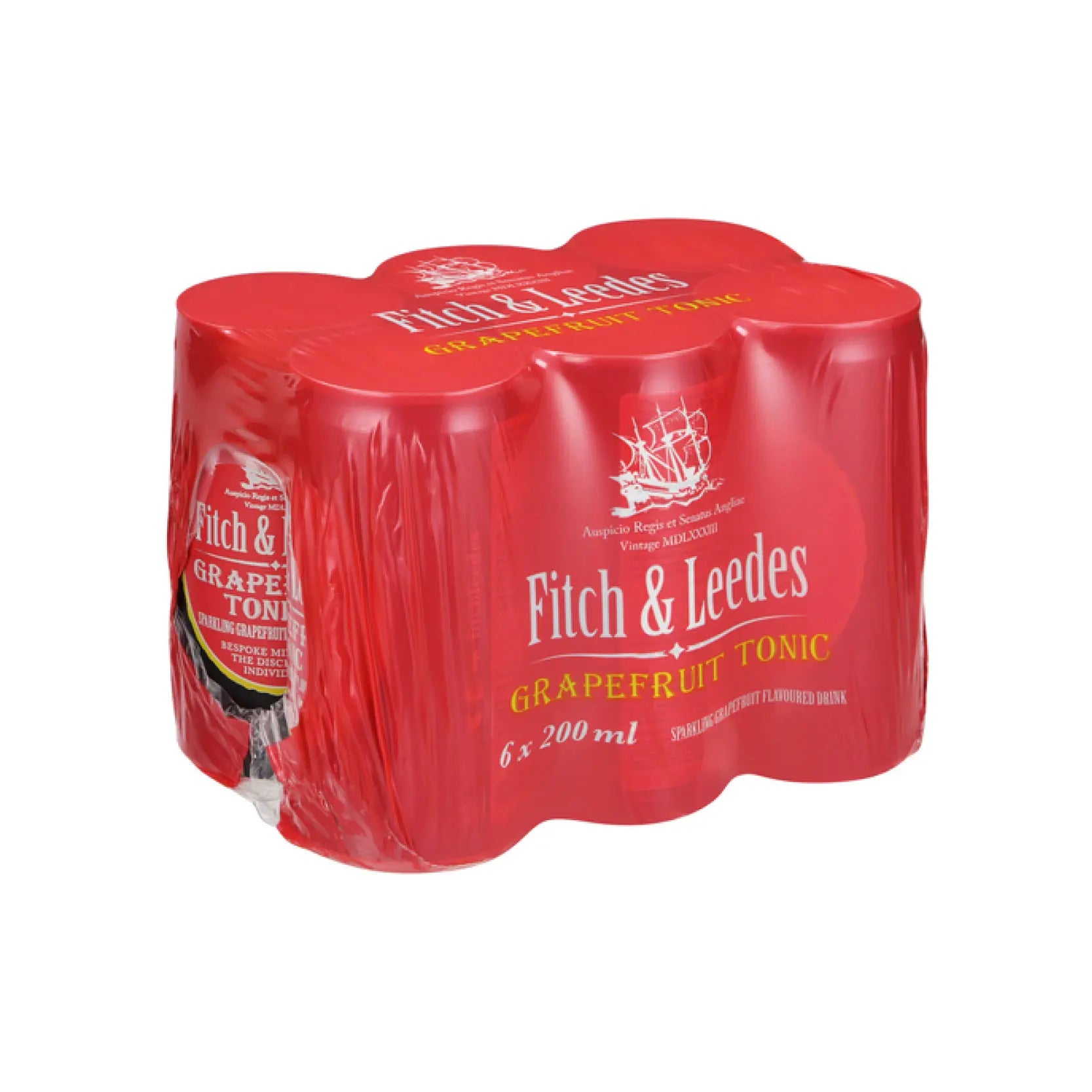 Fitch & Leedes Grapefruit Tonic 200ml x 6