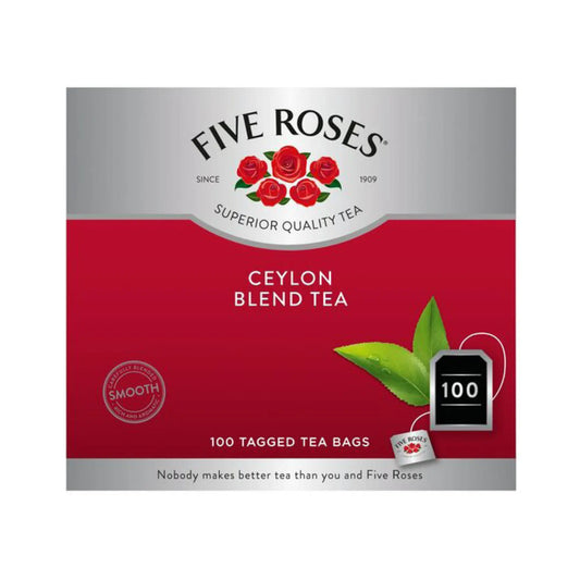 Five Roses Tagged Tea Bags 100 Pack