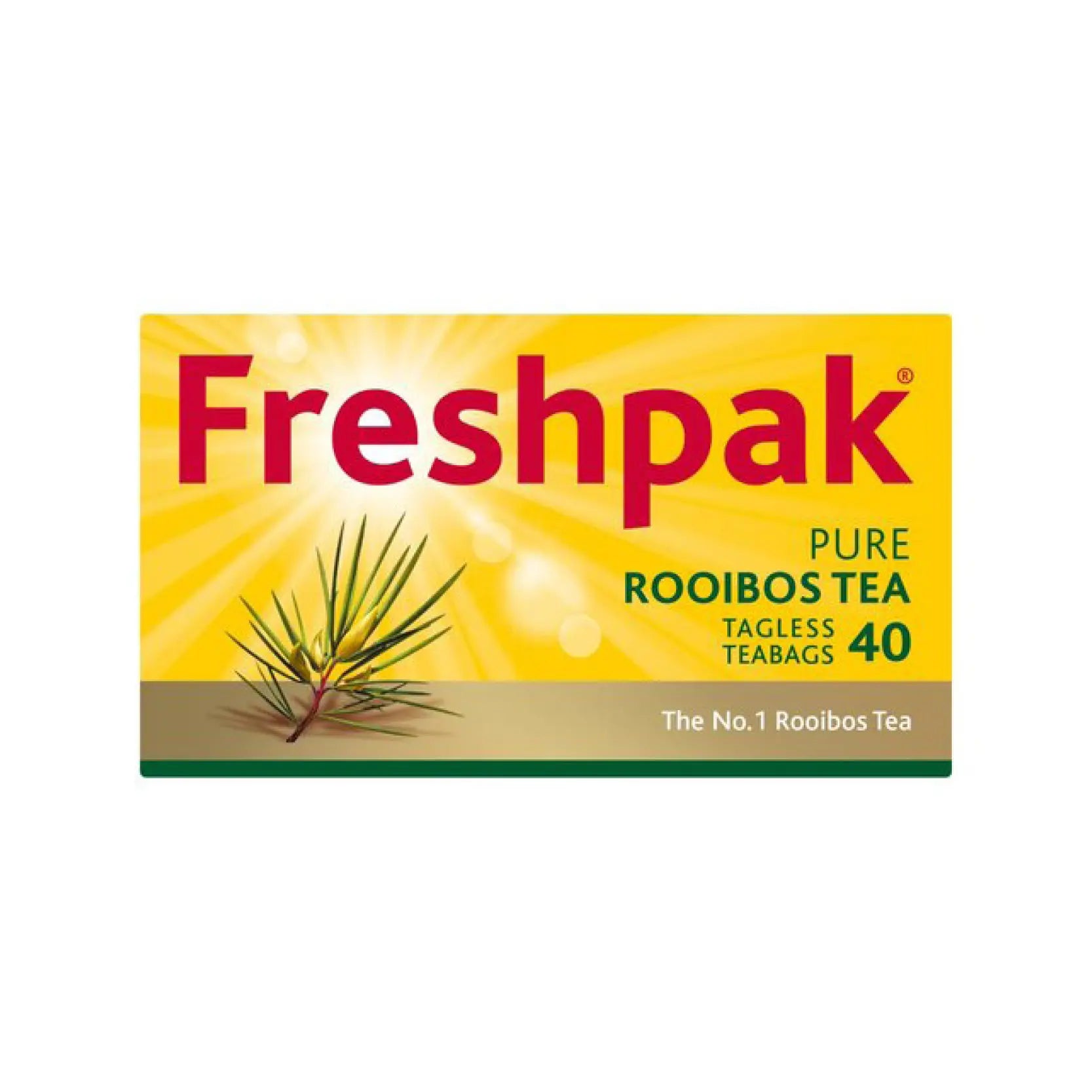 Freshpak Rooibos Tagless Tea Bags 40 Pack