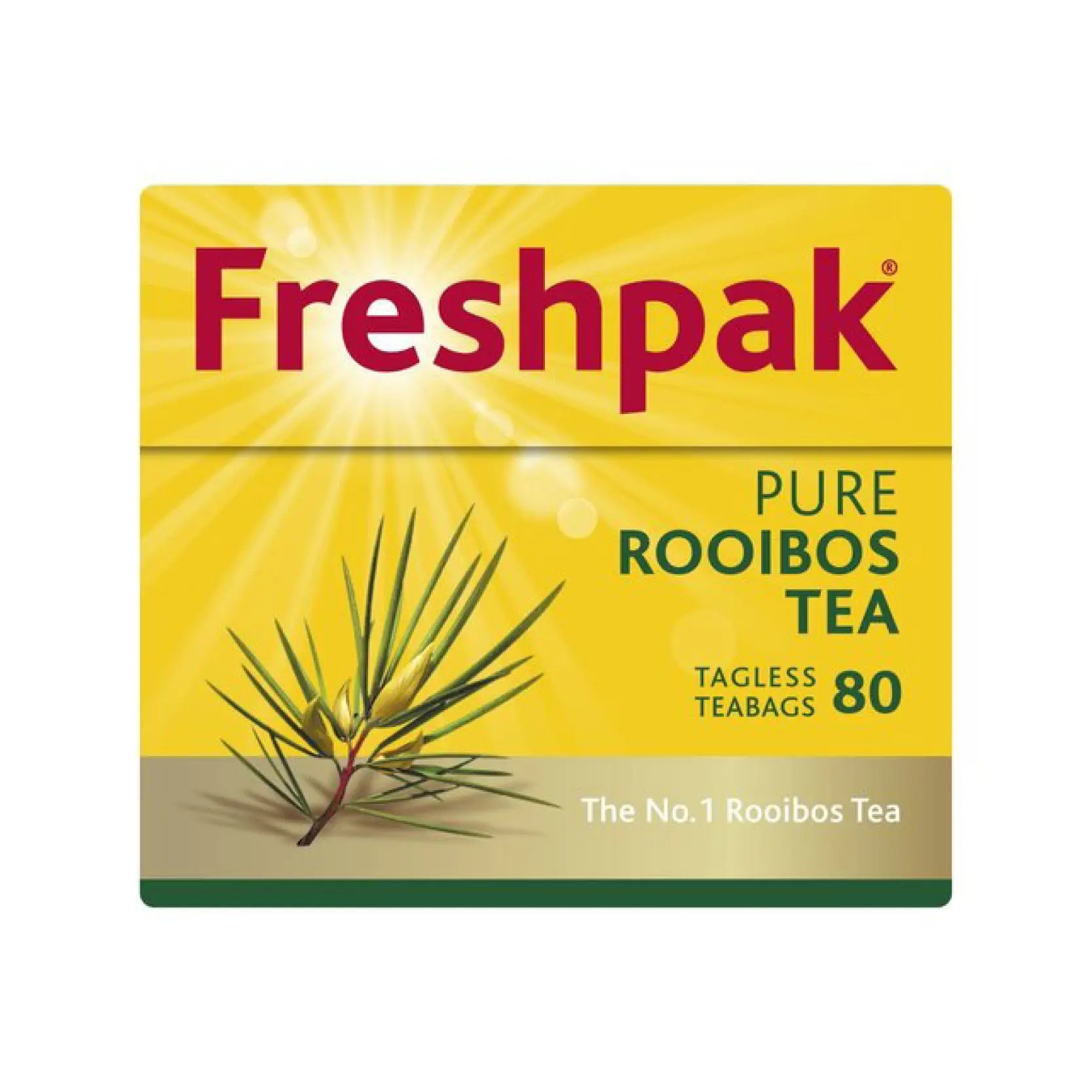 Freshpak Rooibos Tagless Tea Bags 80 Pack