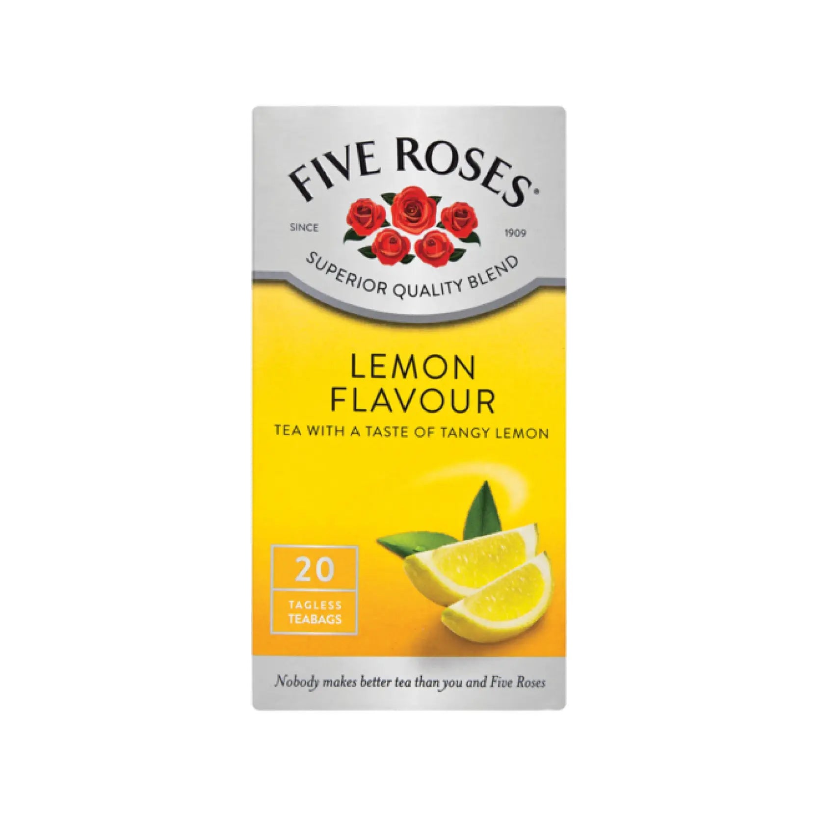 Five Roses Lemon Flavour Tea 20 Pack