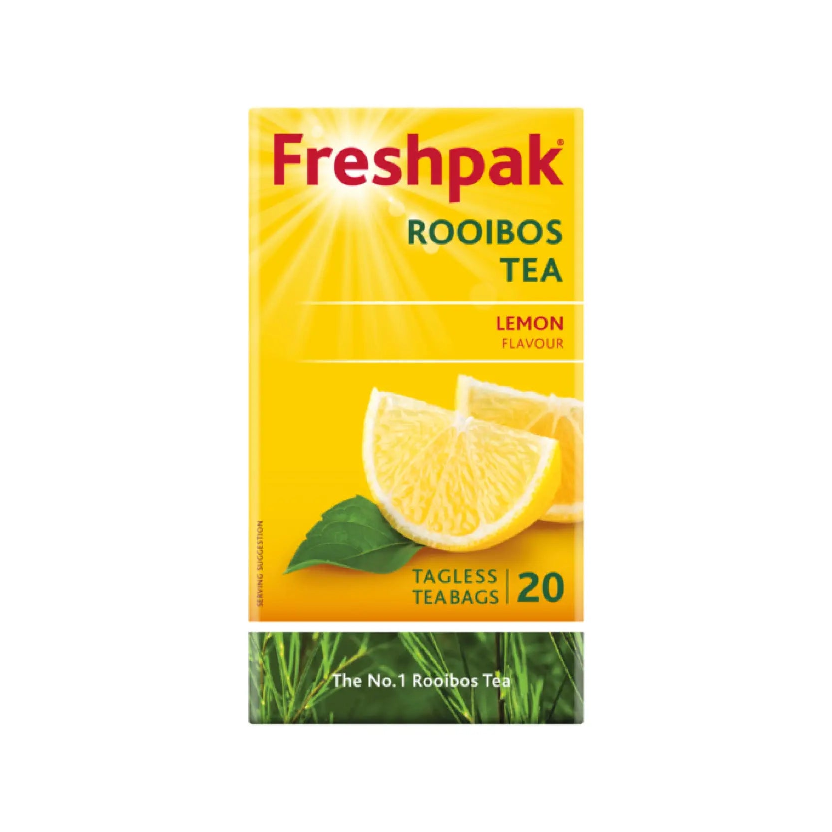 Freshpak Lemon Flavoured Rooibos Tagless Teabags 20 Pack