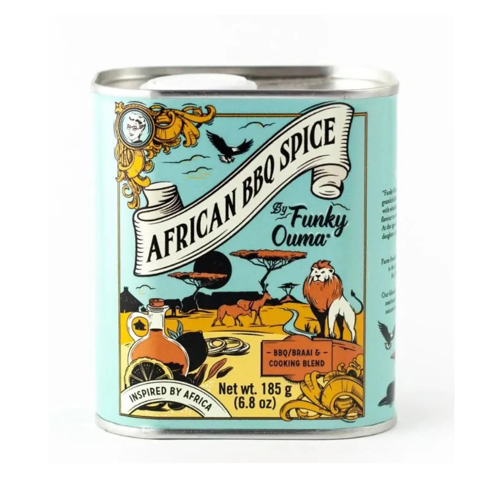 Funky Ouma African BBQ Spice Tin 185g