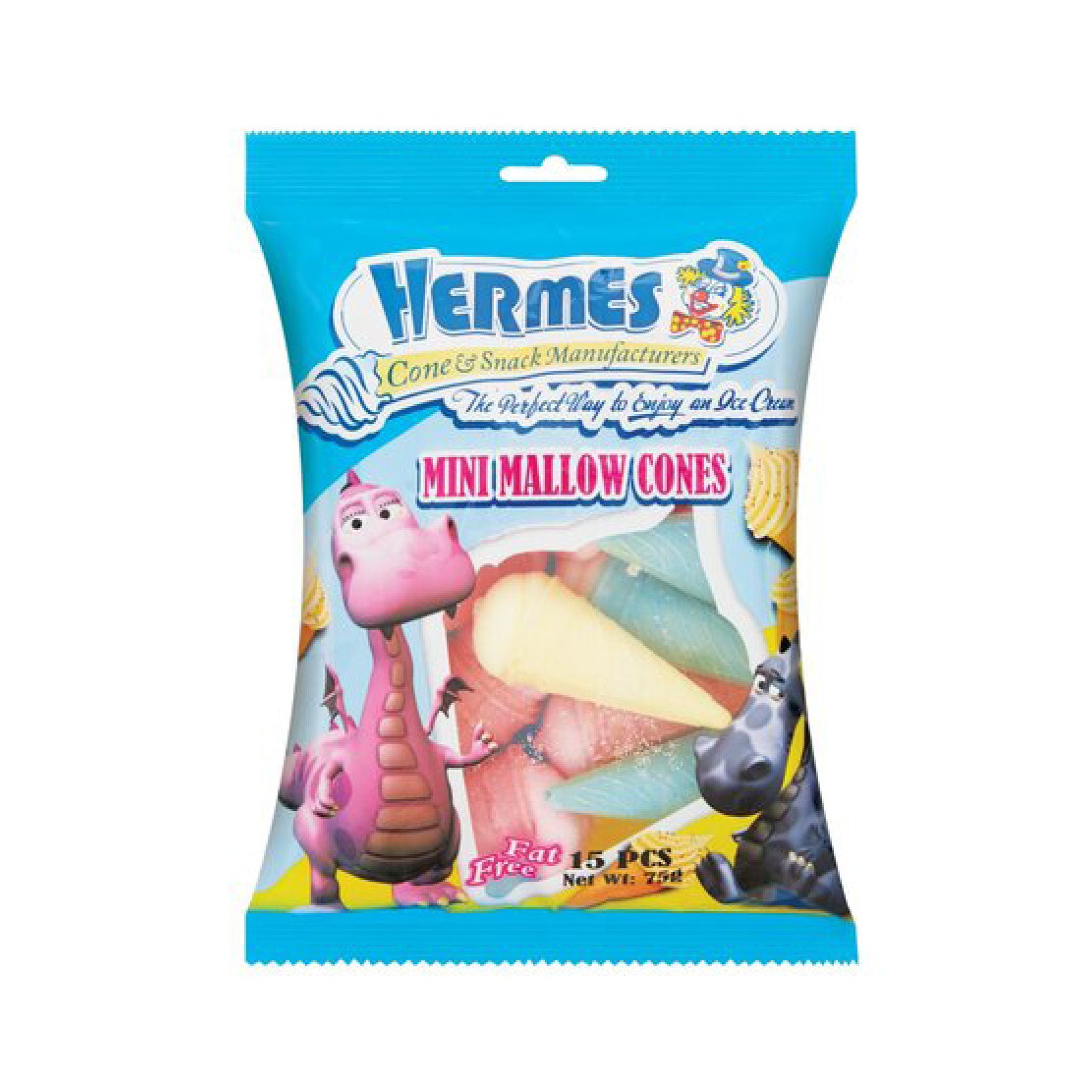 Hermes Mini Marshmallow Cones 75g
