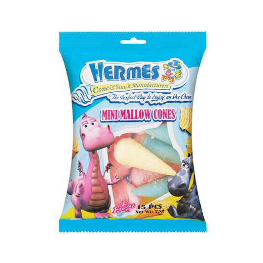 Hermes Mini Marshmallow Cones 75g