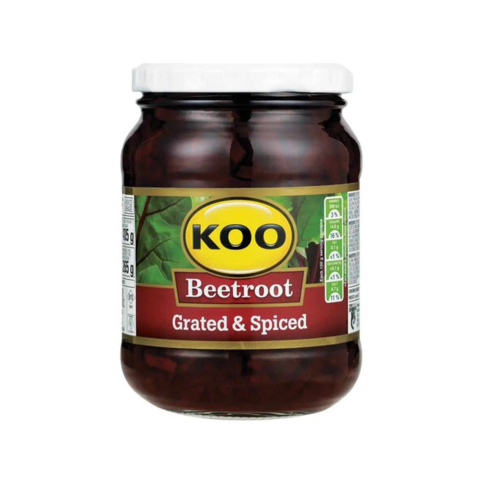 Koo Grated & Spiced Beetroot Salad 405g