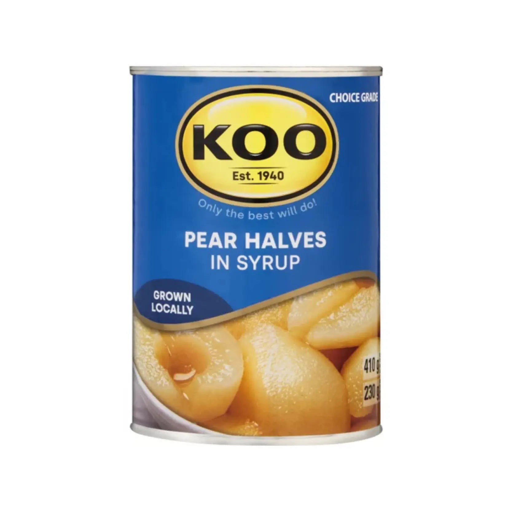 Koo Pear Halves in Syrup 410g