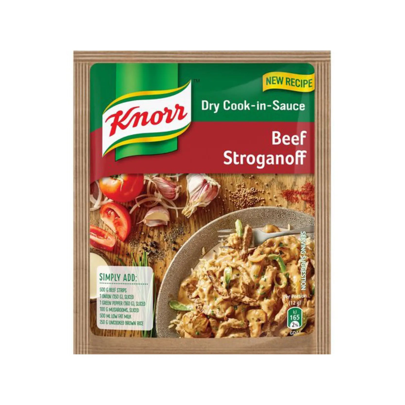 Knorr Beef Stroganoff Dry Cook In Sauce 48g