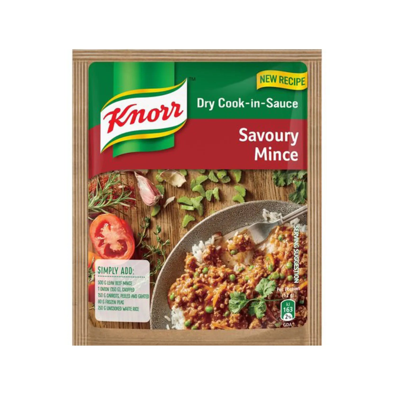 Knorr Savoury Mince Dry Cook In Sauce 48g