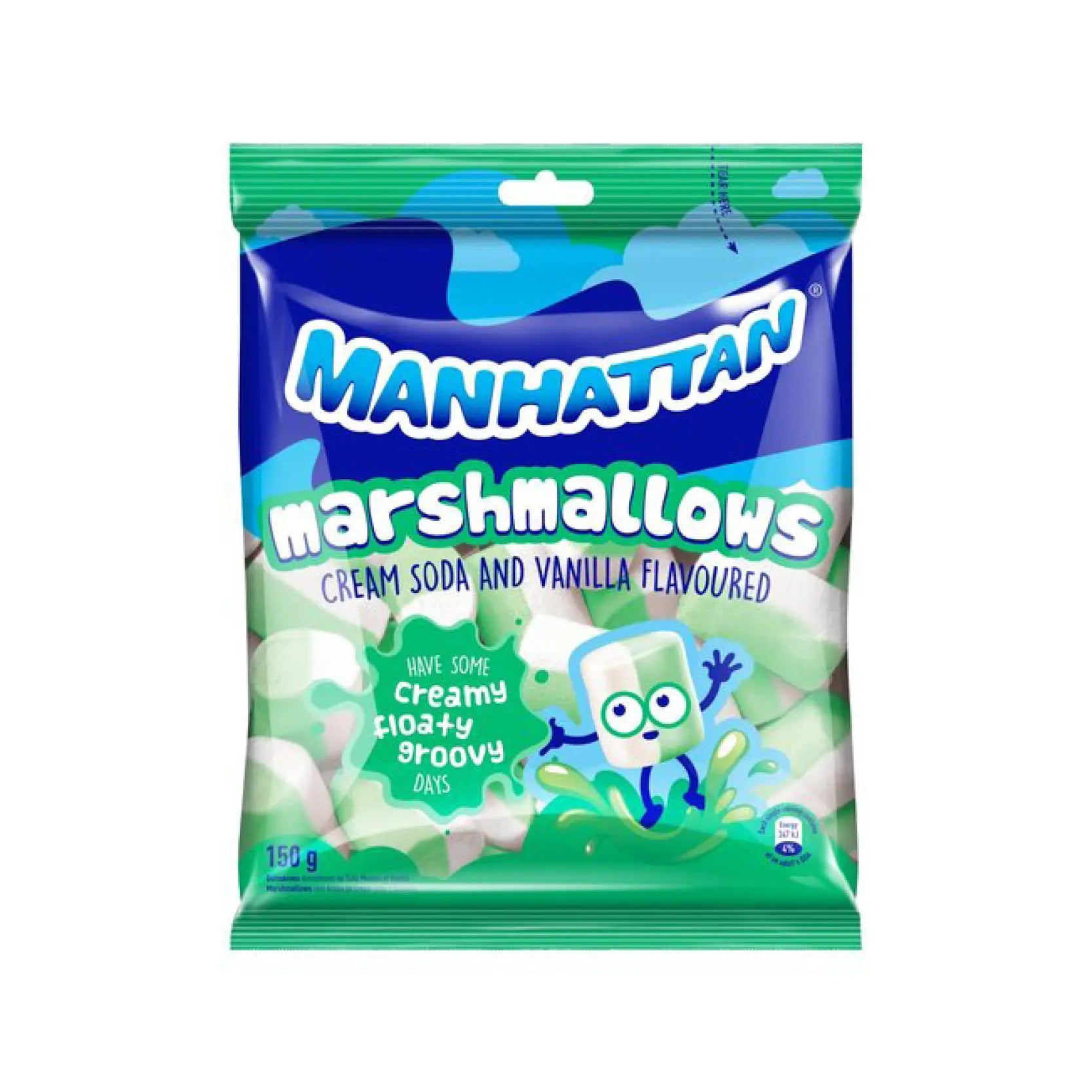 Manhattan Cream Soda & Vanilla Flavoured Marshmallows 150g
