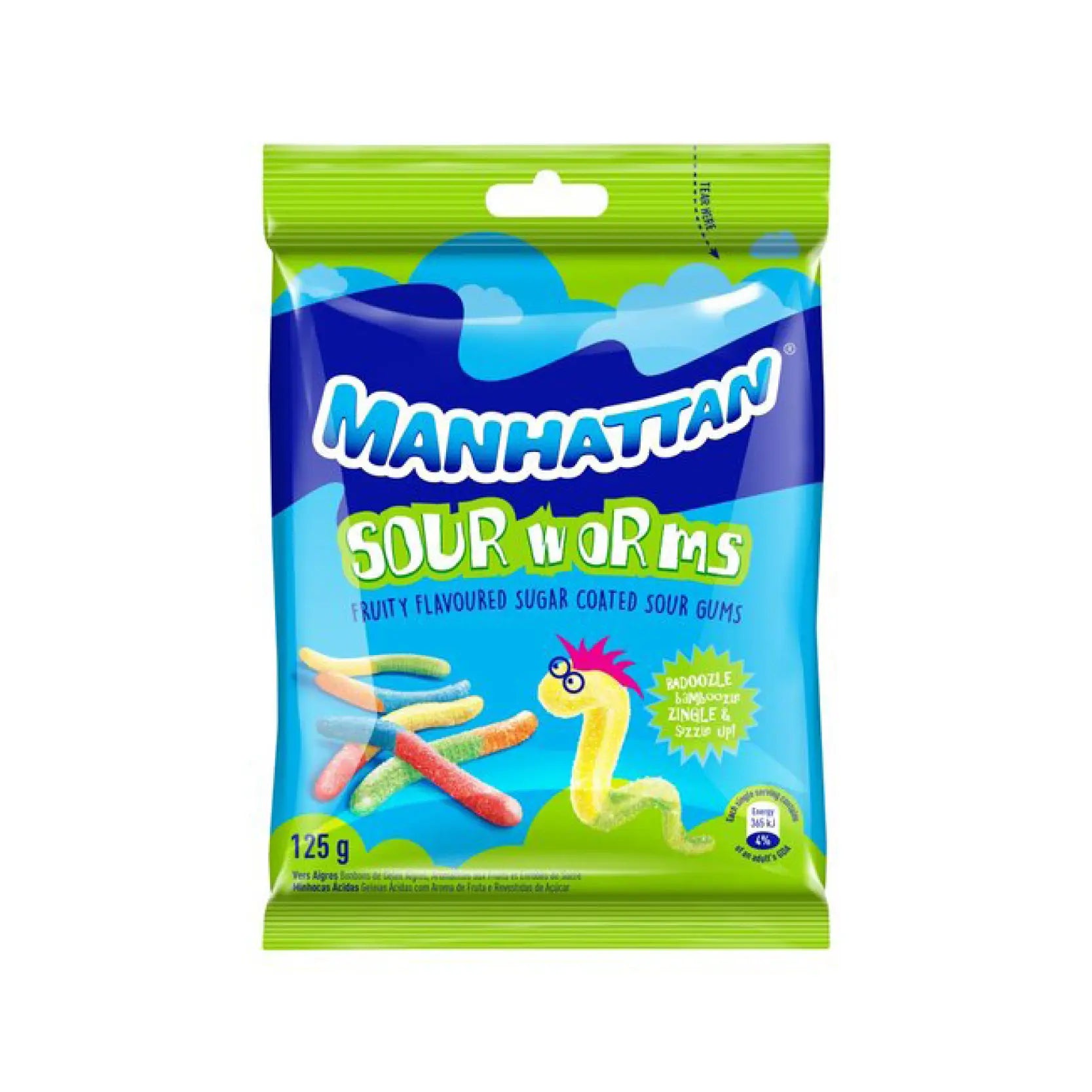 Manhattan Sour Worms 125g
