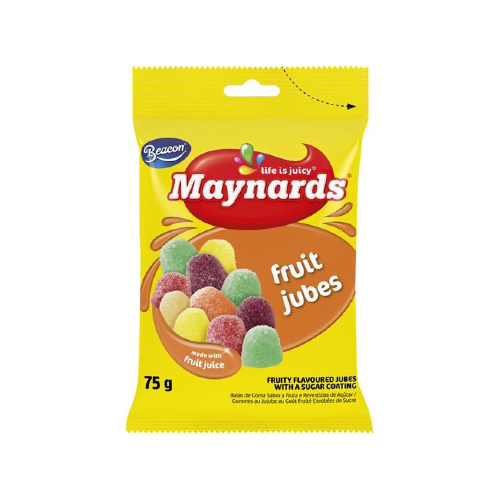 Beacon Maynards Fruit Jubes 75g