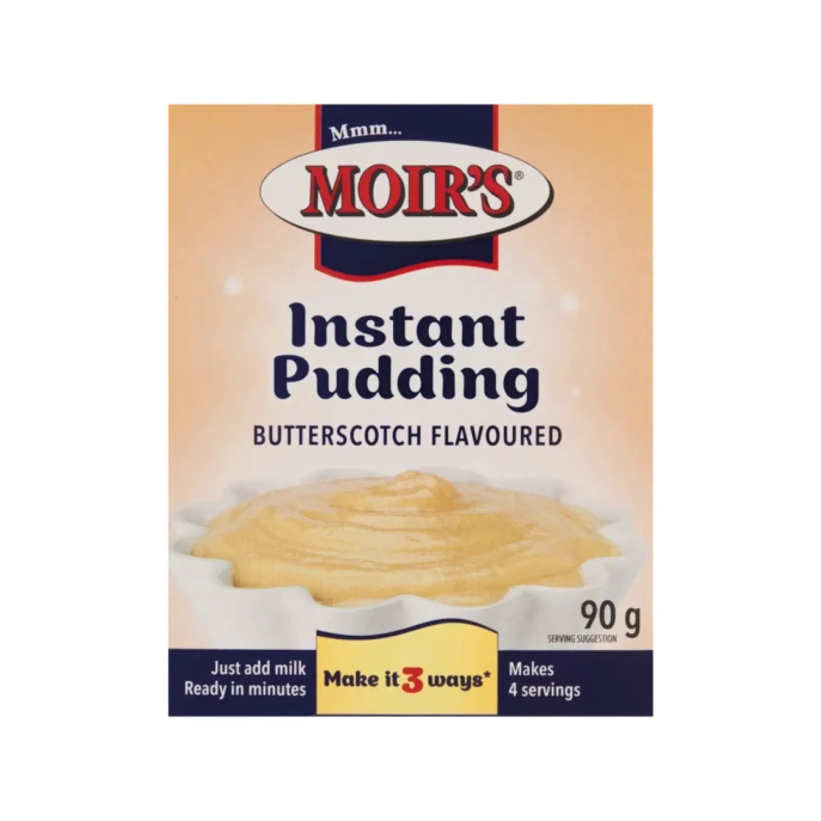 Moir's Butterscotch Instant Pudding 90g