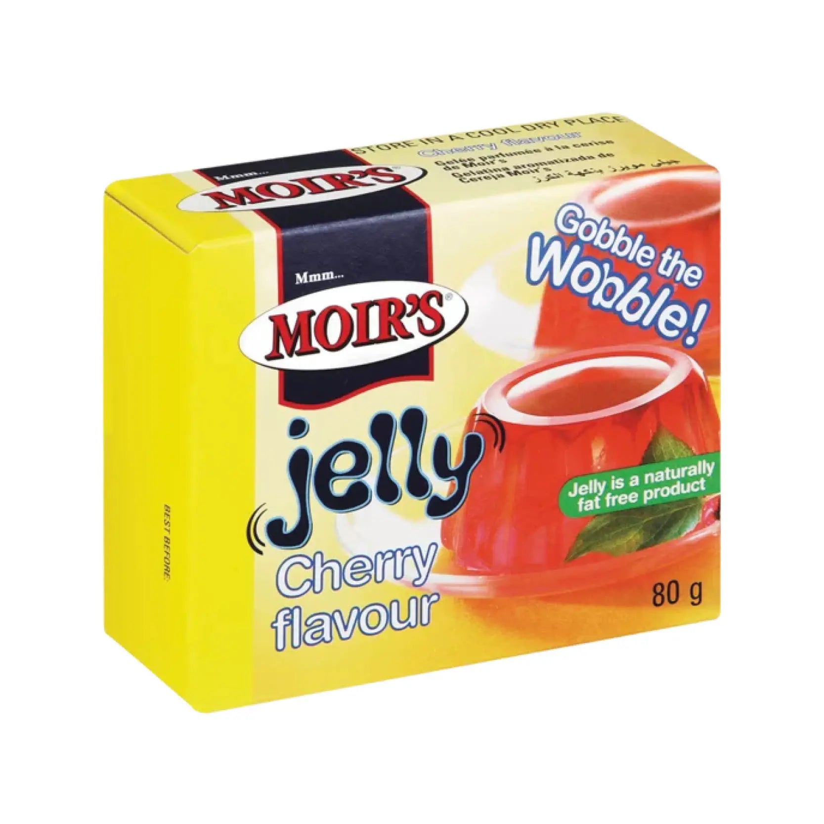 Moir's Cherry Flavoured Jelly 80g