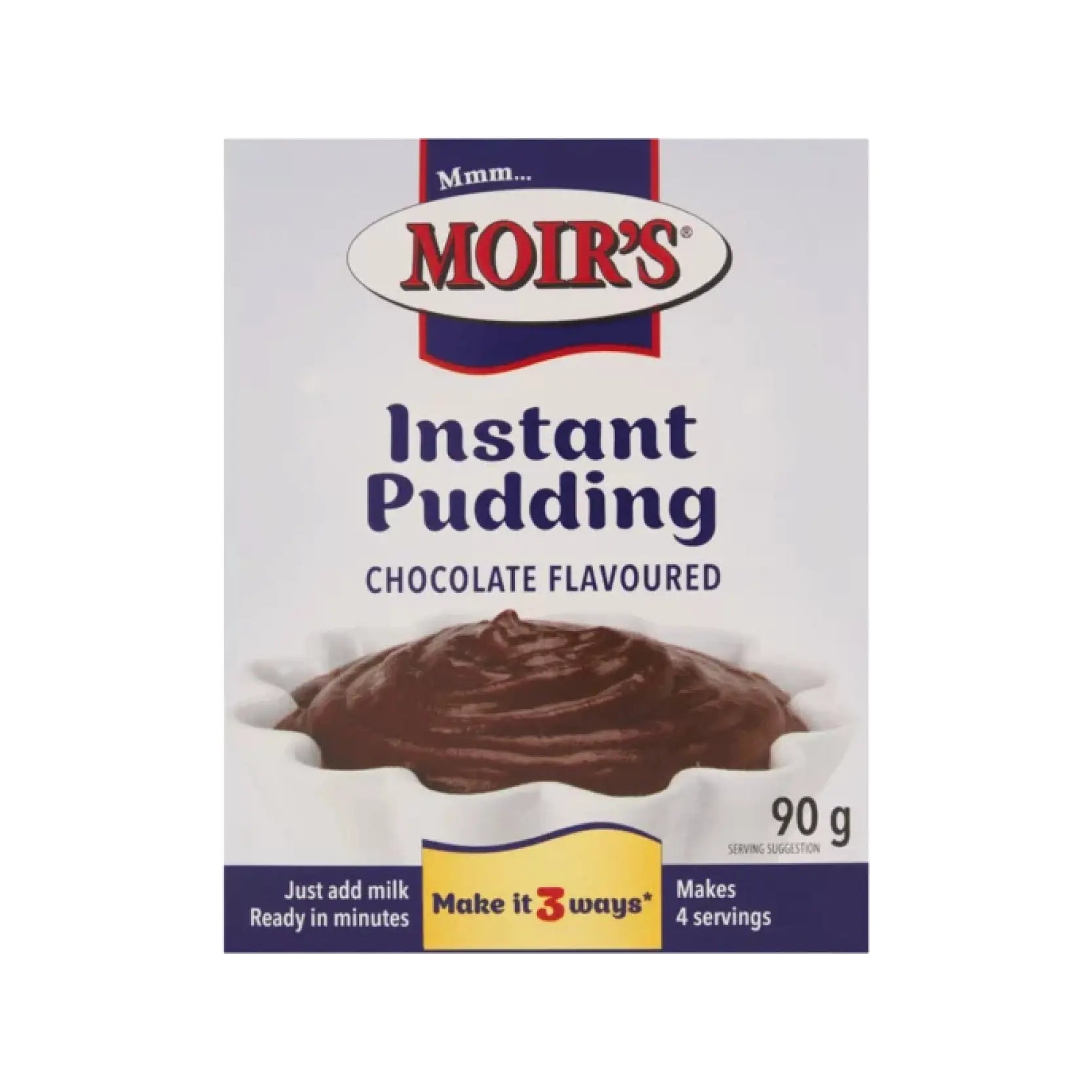 Moir's Chocolate Instant Pudding 90g