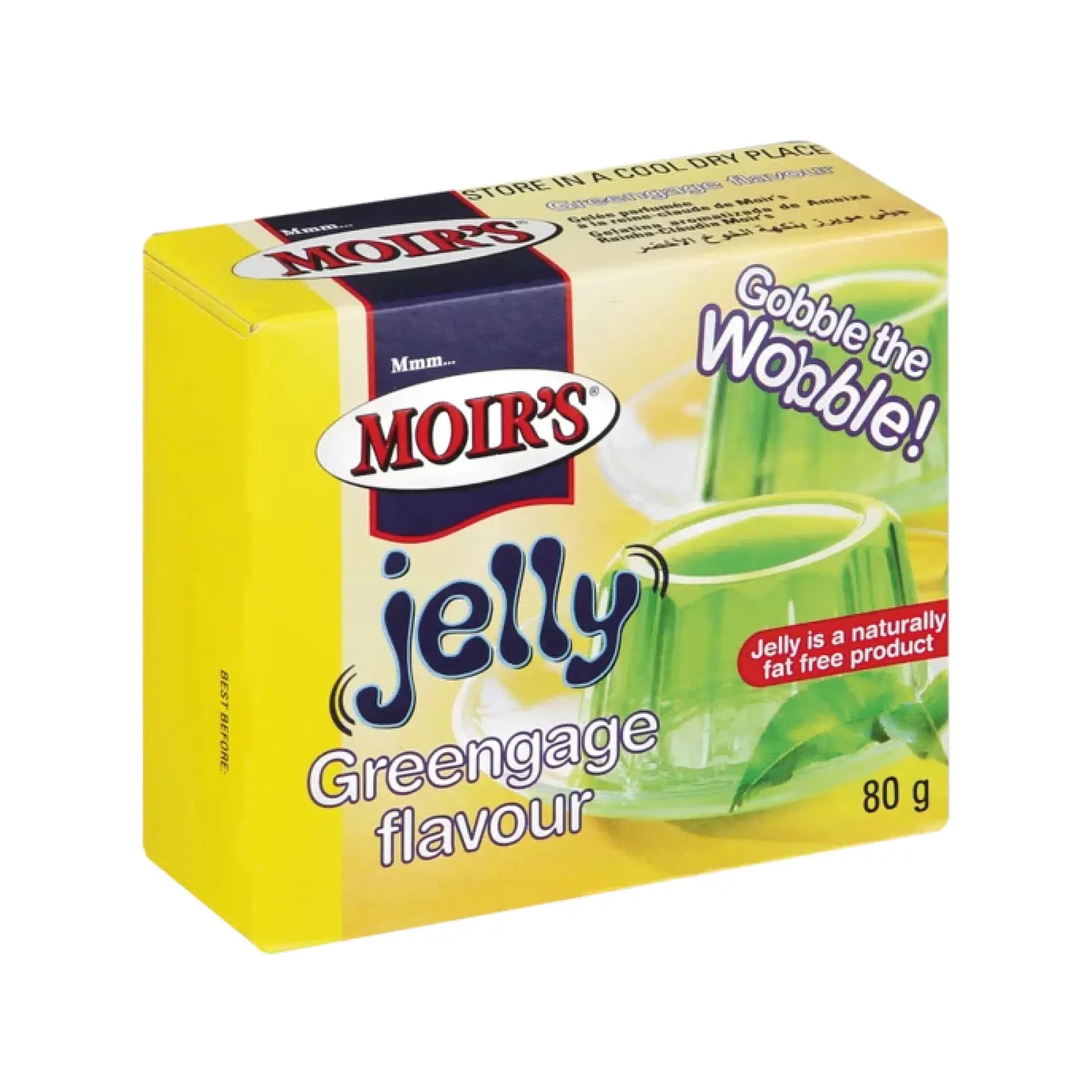 Moir's Greengage Flavoured Jelly 80g