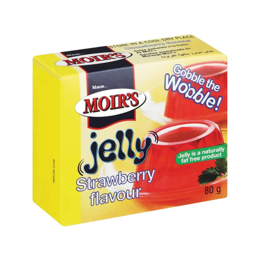 Moir's Strawberry Flavoured Jelly 80g