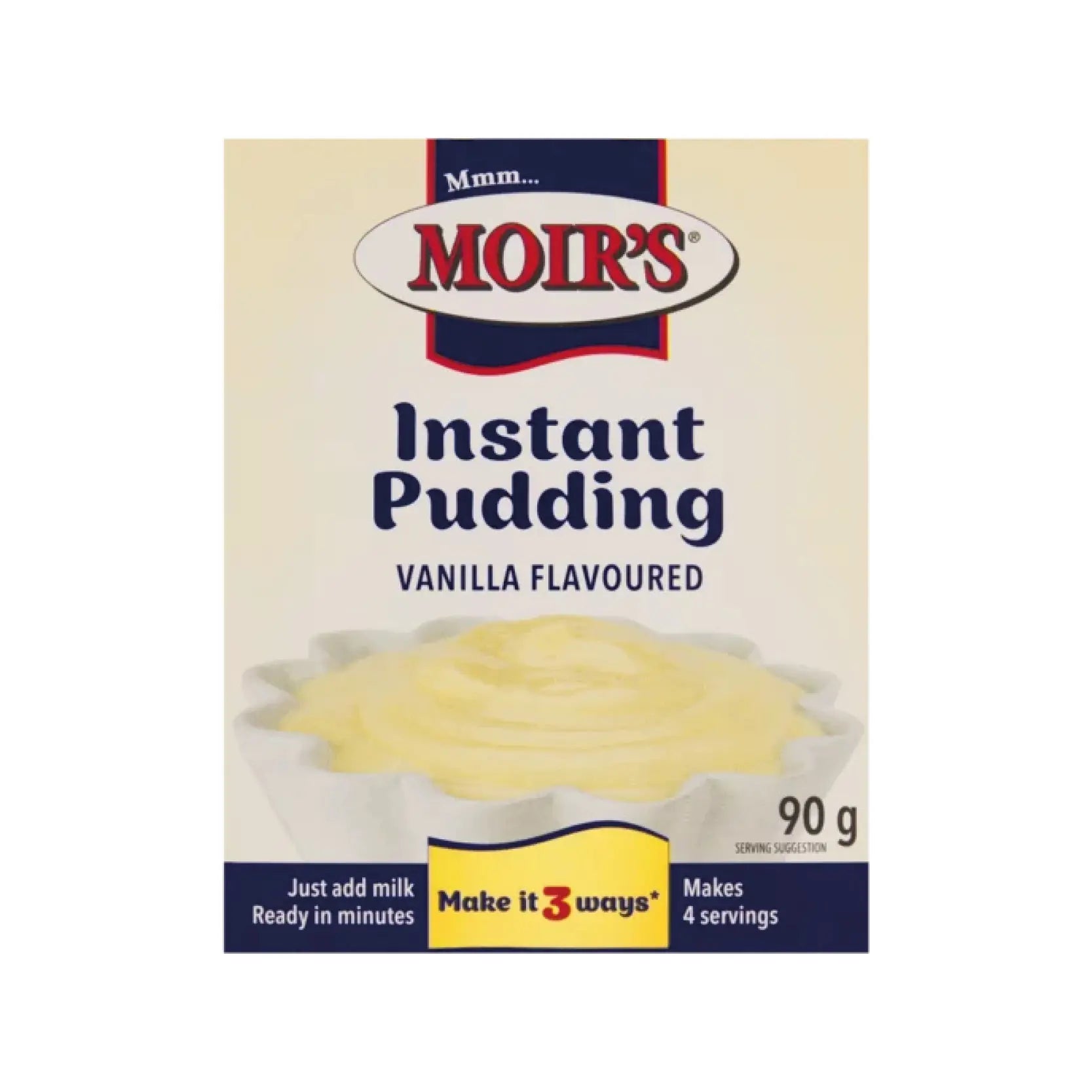 Moir's Vanilla Instant Pudding 90g