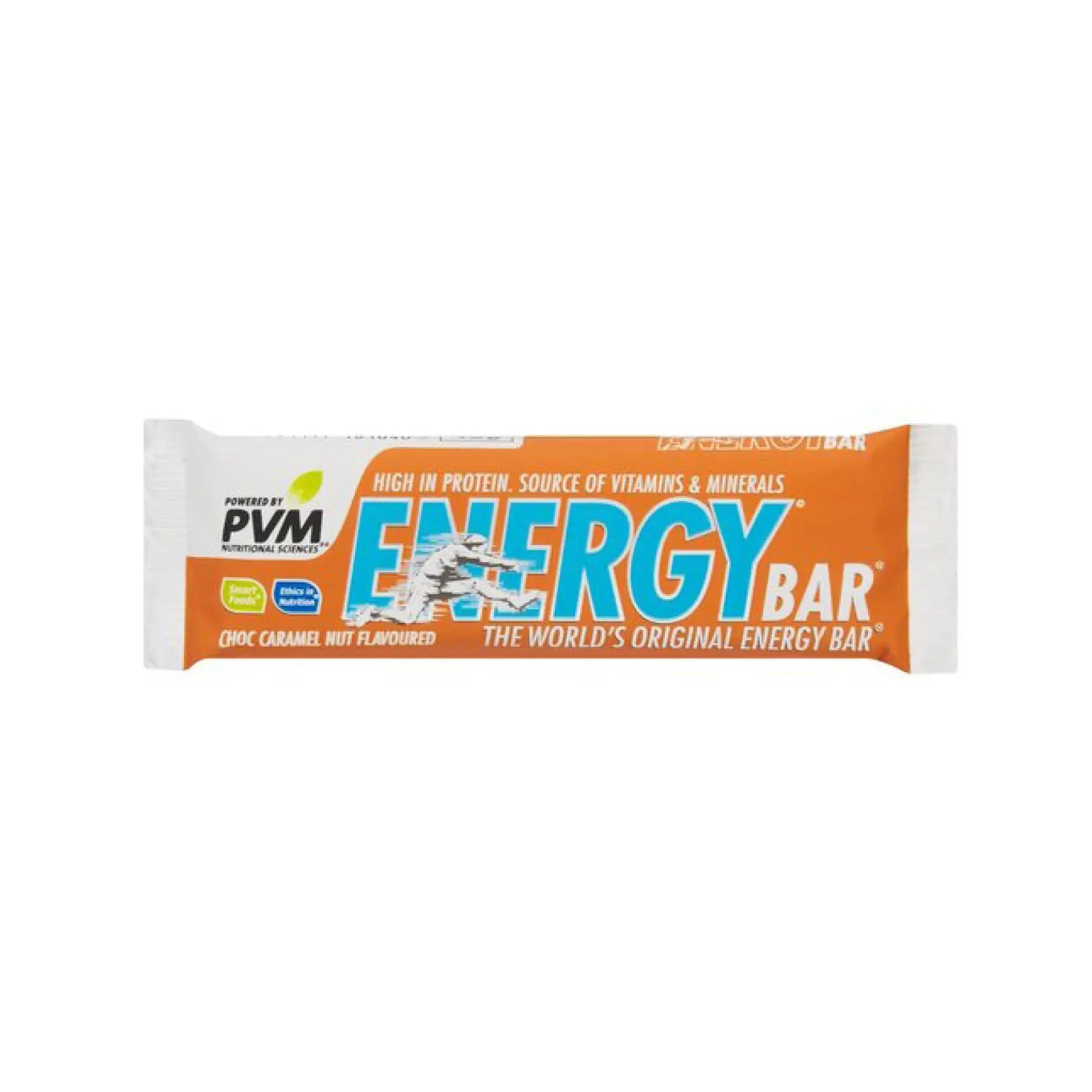 PVM Energy Bar Choc Caramel Nut 45g