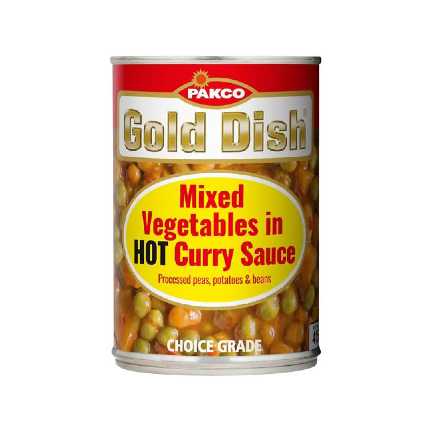 Pakco Gold Dish Vegetable Curry Hot 415g