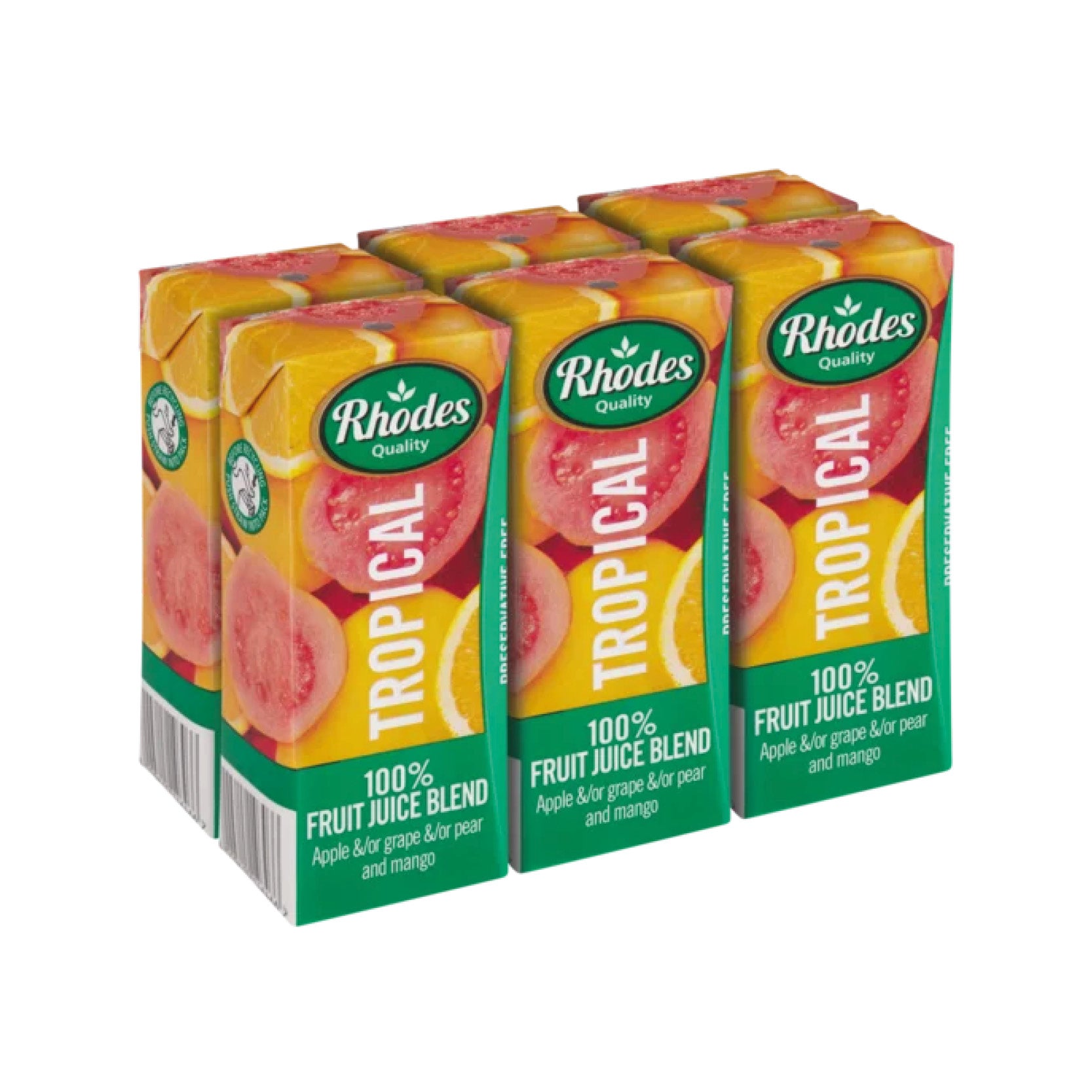 Rhodes Tropical Juice 200ml x 6