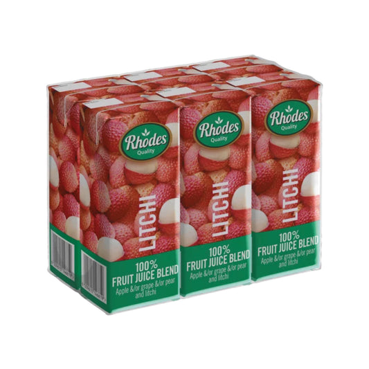 Rhodes Litchi Juice 200ml x 6