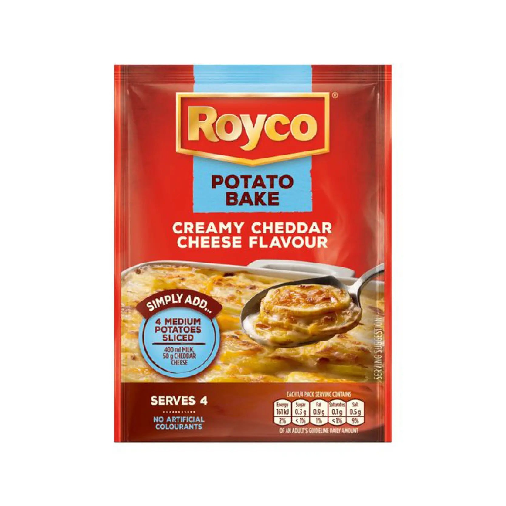 Royco Creamy Cheddar Cheese Potato Bake 41g